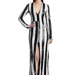 Rotate Birger Christensen Hillary Stripe Gown